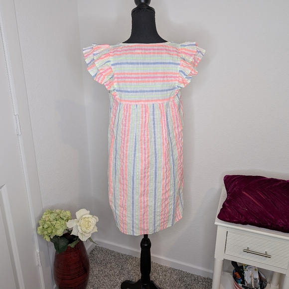 💘 Vineyard Vines women's St. Barths flutter-sleeve tunic dress - Picture 5 of 8